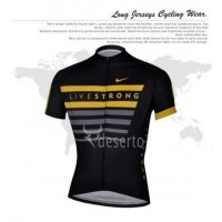 2013 Livestrong Outlet Wielershirt Met Korte Mouwen Zwart Geel 2013 Livestrong Outlet Wielershirt Met Korte Mouwen Zwart Geel