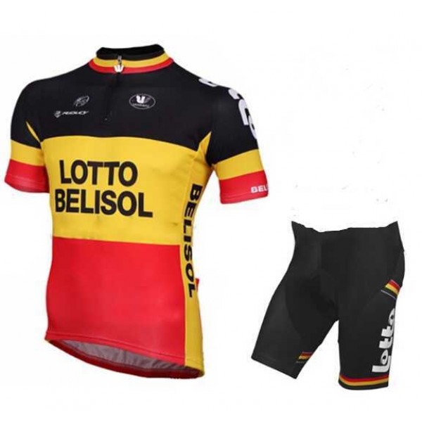 2015 Lotto Belisol Fietskleding Korte Mouw+Fiets Broek