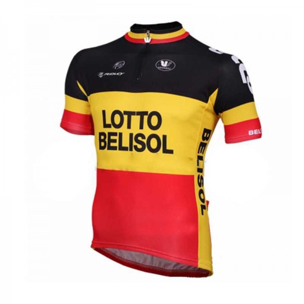 2015 Lotto Belisol Wielershirt Met Korte Mouwen