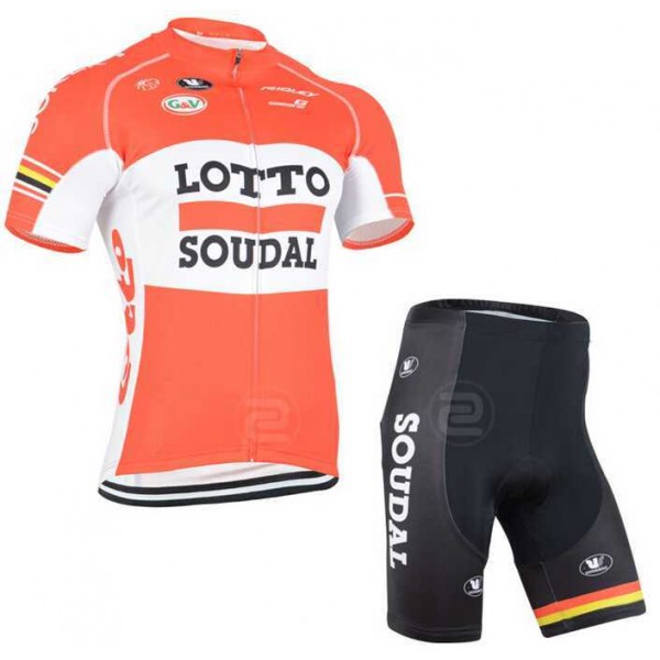 2015 Lotto Soudal Fiskleding Fisshirt Korte+Korte Fisbroeken