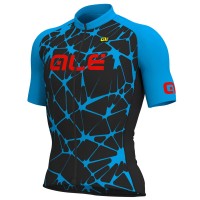 Ale Solid Cracle-Zwart Blauw Wielershirt Korte Mouw Ale Solid Cracle-Zwart Blauw Wielershirt Korte Mouw