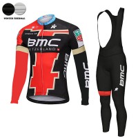 BMC 2018 Winter Fietskleding Wielershirt Lange Mouw+Lange Fietsbroeken Bib BMC 2018 Winter Fietskleding Wielershirt Lange Mouw+Lange Fietsbroeken Bib