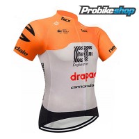 2018 Cannondale Education First-Drapac Orange Wielershirt Korte Mouw 2018 Cannondale Education First-Drapac Orange Wielershirt Korte Mouw