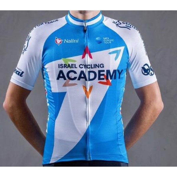 ISRAEL CYCLING ACADEMY Blauw Wielershirt Korte Mouw