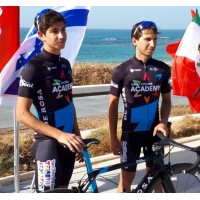 ISRAEL CYCLING ACADEMY De Rosa Fietskleding Set Fietsshirt Korte Mouwen+Koersbroek Kort Bib ISRAEL CYCLING ACADEMY De Rosa Fietskleding Set Fietsshirt Korte Mouwen+Koersbroek Kort Bib