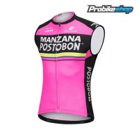 2018 MANZANA POSTOBON Wielershirt Mouwloze 2018 MANZANA POSTOBON Wielershirt Mouwloze