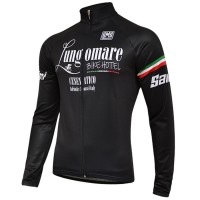 Santini Lungomare-Zwart 2018 Wielershirt Lange Mouwen Santini Lungomare-Zwart 2018 Wielershirt Lange Mouwen