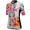 Alka Advanced Flower Dames Wit Wielershirt Korte Mouw