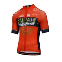 Bahrain Merida 2018 Wielershirt Korte Mouw Bahrain Merida 2018 Wielershirt Korte Mouw