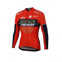 Bahrain Merida 2018 Wielershirt Lange Mouw Bahrain Merida 2018 Wielershirt Lange Mouw