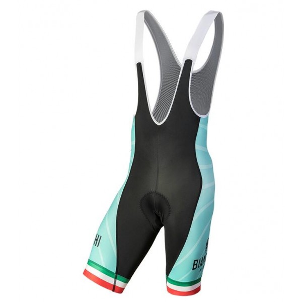 Bianchi Milano Tiera Blue Black Korte Fietsbroeken Bib