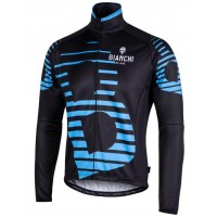 BIANCHI MILANO Cycling Jacket Sebato Zwart/Blauw BIANCHI MILANO Cycling Jacket Sebato Zwart/Blauw