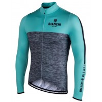BIANCHI MILANO Chienes Celeste Wielershirt Lange Mouw