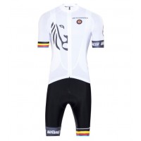 Bioracer Van Vlaanderen Wit Zwart 2018 Fietskleding Set Wielershirt Korte Mouw+Korte Fietsbroeken Bib Bioracer Van Vlaanderen Wit Zwart 2018 Fietskleding Set Wielershirt Korte Mouw+Korte Fietsbroeken Bib
