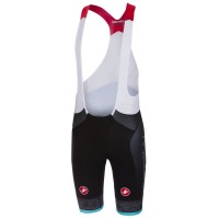 Castelli Free Aero Race Team Version Blauw Korte Fietsbroeken Bib