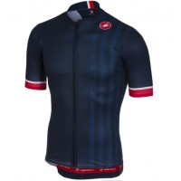 Castelli PODIO DOPPIO Dark Infinity Blue Wielershirt Korte Mouw Castelli PODIO DOPPIO Dark Infinity Blue Wielershirt Korte Mouw