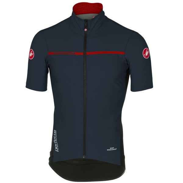 Castelli Perfetto Light 2 Blauw Wielershirt Korte Mouw