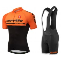 2018 Cervelo 3T Orange Fietskleding Set Wielershirt Korte Mouw+Korte Fietsbroeken Bib 2018 Cervelo 3T Orange Fietskleding Set Wielershirt Korte Mouw+Korte Fietsbroeken Bib