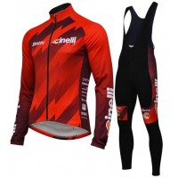 Cinelli Chrome 2018 Fietskleding Set Wielershirt Lange Mouw+Lange Fietsbroeken Bib Cinelli Chrome 2018 Fietskleding Set Wielershirt Lange Mouw+Lange Fietsbroeken Bib