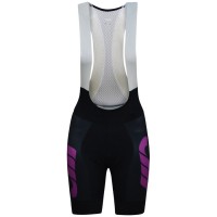 Cipollini Prestige Dames Black Violet Korte Fietsbroeken Bib