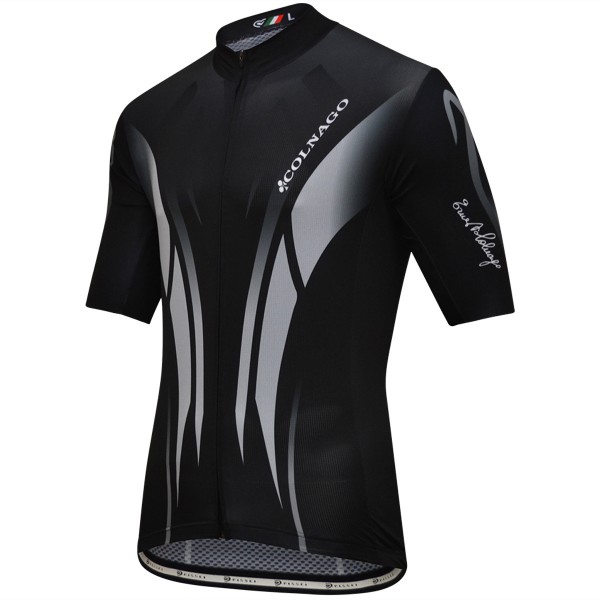 Colnago Master Pissei Zwart Grijs Wielershirt Korte Mouw