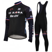 De Rosa Santini 2018 Fietskleding Set Wielershirt Lange Mouw+Lange Fietsbroeken Bib De Rosa Santini 2018 Fietskleding Set Wielershirt Lange Mouw+Lange Fietsbroeken Bib