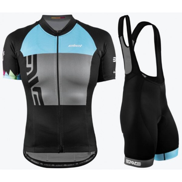 ENVE X ELIEL 10 YEAR Dame Fietskleding Set Wielershirt Korte Mouw+Korte Fietsbroeken Bib