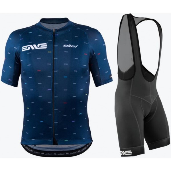 ENVE X ELIEL ASTEROID Fietskleding Set Wielershirt Korte Mouw+Korte Fietsbroeken Bib