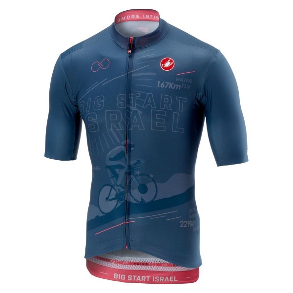 Giro D'Italia 2018 Israel Wielershirt Korte Mouw