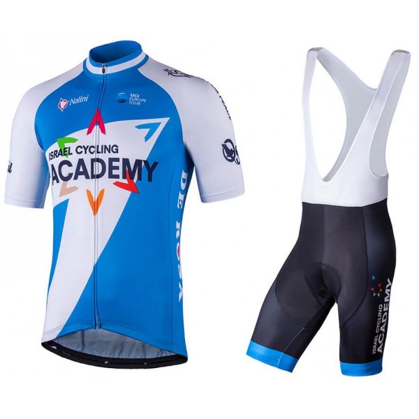 ISRAEL CYCLING ACADEMY 2018 Fietskleding Set Wielershirt Korte Mouw+Korte Fietsbroeken Bib