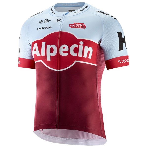 2018 Katusha Alpecin Wielershirt Korte Mouw