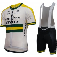 Mitchelton Scott 2018-Australian Champion Fietskleding Set Wielershirt Korte Mouw+Korte Fietsbroeken Bib Mitchelton Scott 2018-Australian Champion Fietskleding Set Wielershirt Korte Mouw+Korte Fietsbroeken Bib