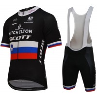 Mitchelton Scott 2018-Slovenian Champion Fietskleding Set Wielershirt Korte Mouw+Korte Fietsbroeken Bib Mitchelton Scott 2018-Slovenian Champion Fietskleding Set Wielershirt Korte Mouw+Korte Fietsbroeken Bib