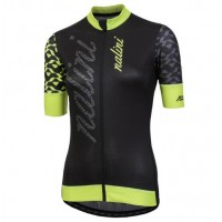 Nalini AHS Stilosa Black/Yellow Dames Wielershirt Korte Mouw Nalini AHS Stilosa Black/Yellow Dames Wielershirt Korte Mouw
