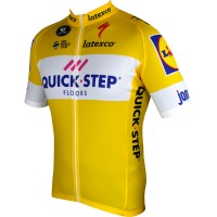 Quick-Step Floors 2018 Tour Special Edition Geel Wielershirt Korte Mouw Quick-Step Floors 2018 Tour Special Edition Geel Wielershirt Korte Mouw