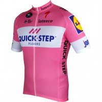 Quick-Step Floors 2018 Tour Special Edition Roze Wielershirt Korte Mouw Quick-Step Floors 2018 Tour Special Edition Roze Wielershirt Korte Mouw