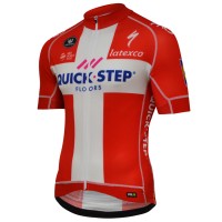 Quick Step Floors PRR 2018-Champion Denmark Wielershirt Korte Mouw Quick Step Floors PRR 2018-Champion Denmark Wielershirt Korte Mouw