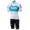 TEAM SKY 2018 Wit Fietskleding Set Wielershirt Korte Mouwen+Korte Fietsbroeken