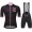 Santini La Maglia Nera 2018 Fietskleding Set Wielershirt Korte Mouw+Korte Fietsbroeken Bib