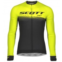 SCOTT RC PRO Wielershirt Lange Mouw Sulphur Yellow/Black SCOTT RC PRO Wielershirt Lange Mouw Sulphur Yellow/Black