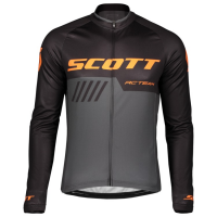 Scott RC TEAM 10 Wielershirt Lange Mouw Black/Exotic Orange Scott RC TEAM 10 Wielershirt Lange Mouw Black/Exotic Orange