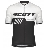 Scott RC TEAM 10 Wielershirt Korte Mouw White/Black Scott RC TEAM 10 Wielershirt Korte Mouw White/Black