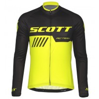 Scott RC TEAM 10 Wielershirt Lange Mouw Black/Sulphur Yellow Scott RC TEAM 10 Wielershirt Lange Mouw Black/Sulphur Yellow