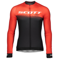 SCOTT RC PRO Wielershirt Lange Mouw Fiery Red/Black SCOTT RC PRO Wielershirt Lange Mouw Fiery Red/Black