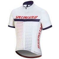 Specialized RBX Comp-Wit Blauw Wielershirt Korte Mouw Specialized RBX Comp-Wit Blauw Wielershirt Korte Mouw