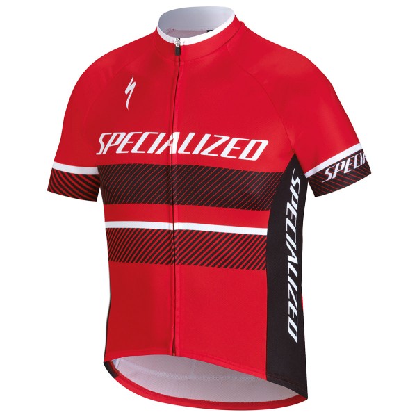 Specialized RBX Comp Logo-Rood Kinderen Wielershirt Korte Mouw