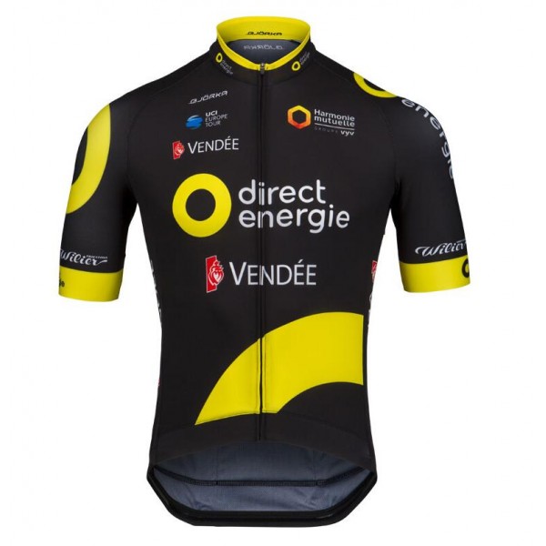 TEAM DIRECT ENERGIE 2018 Wielershirt Korte Mouw