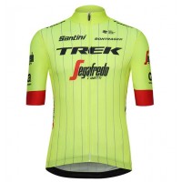 Trek Segafredo 2018 Fluo Geel Wielershirt Korte Mouwen Trek Segafredo 2018 Fluo Geel Wielershirt Korte Mouwen