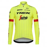 Trek Segafredo 2018 Fluo Geel Wielershirt Lange Mouw Trek Segafredo 2018 Fluo Geel Wielershirt Lange Mouw