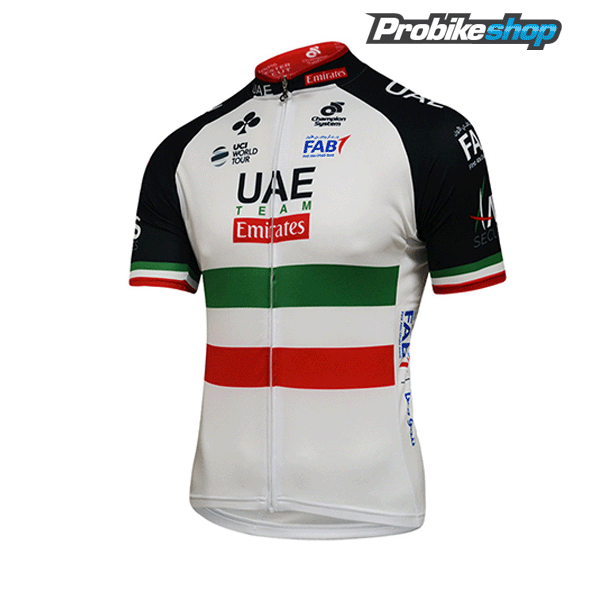 2018 UAE ITALIAN CHAMPION Wielershirt Lange Mouw